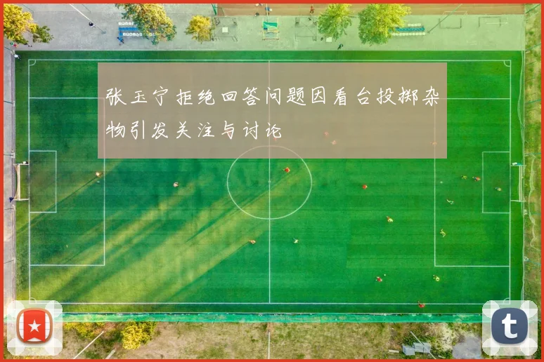 张玉宁拒绝回答问题因看台投掷杂物引发关注与讨论